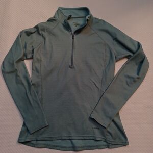 Patagonia Quarter Zip Teal Pullover Women's Size Large